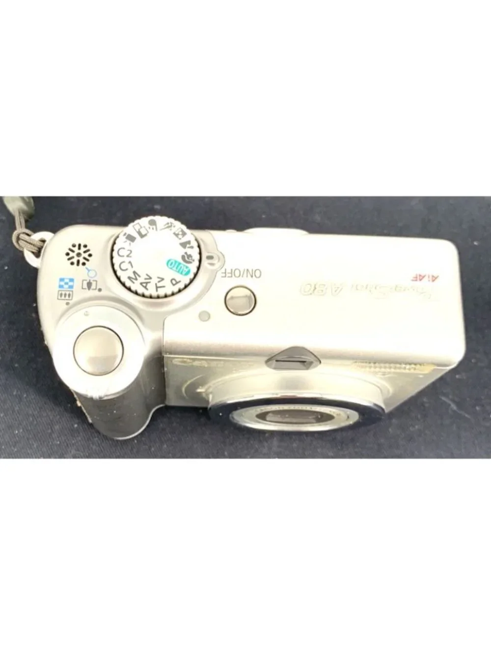 Canon PowerShot A80 4.0MP Flip Screen Digital Camera Bundle Software Cord Strap